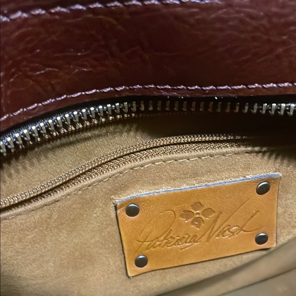 Patricia Nash Brown Crossbody Bag with Adjustable Strap - Picture 9 of 13